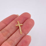 Herraje Cruz 0.75 g / 3/4 in Oro Amarillo 18K