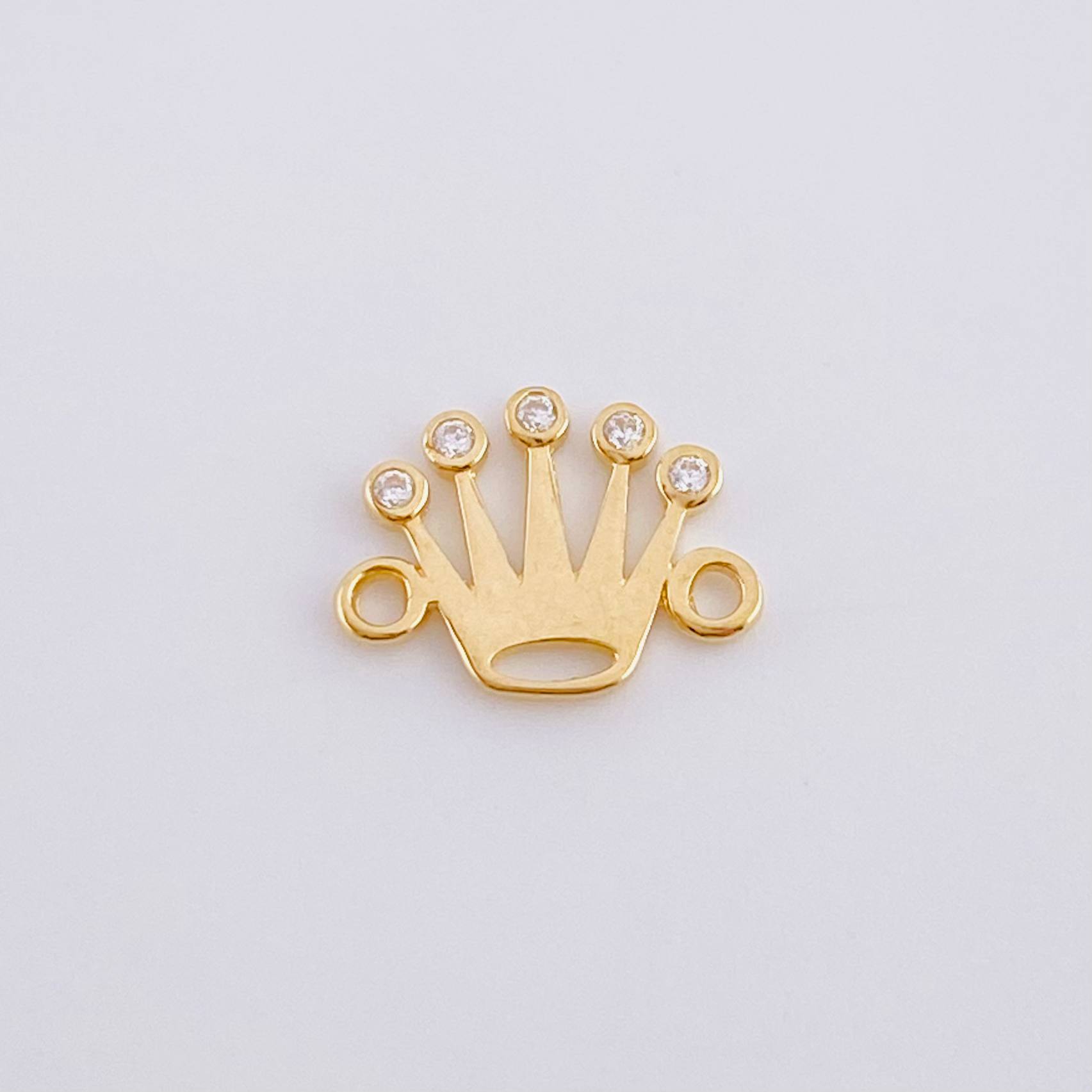 Charm Crown 0.7 g / 1/2 in Yellow Gold 18K