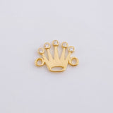 Charm Crown 0.7 g / 1/2 in Yellow Gold 18K