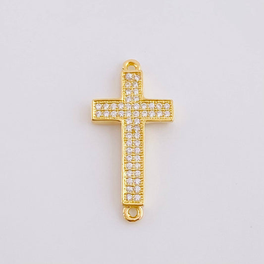 Herraje Cruz 1.7 g / 1 in Oro Amarillo 18K