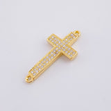 Charm Cross 1.7 g / 1 in Yellow Gold 18K