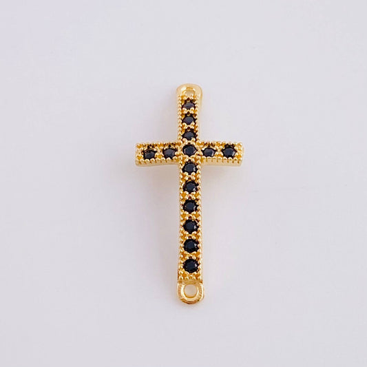 Herraje Cruz 0.7 g / 3/4 in Oro Amarillo 18K