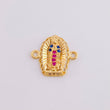 Charm Virgin of Guadalupe 1.1 g / 1/2 in Yellow Gold 18K