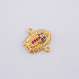 Charm Virgin of Guadalupe 1.1 g / 1/2 in Yellow Gold 18K