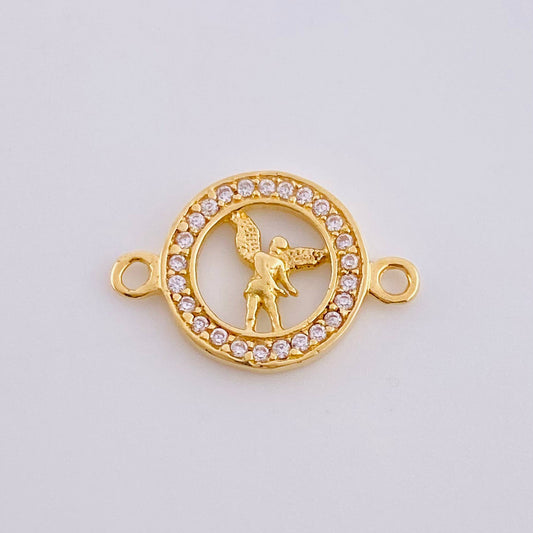 Charm San Gabriel Circular Dense 1.05g / 3/4 in 18K Yellow Gold