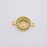 Charm Medal Crown 1.2 g / 3/4 in Yellow Gold 18K