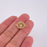 Charm Medal Crown 1.2 g / 3/4 in Yellow Gold 18K