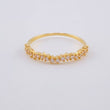 Anillo Ola Carril 1.2 g / T6 3/4 Oro Amarillo 18K
