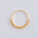 Anillo Ola Carril 1.2 g / T6 3/4 Oro Amarillo 18K