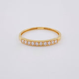 Channel Ring 1.05 g / T7 1/4 Yellow Gold 18K