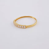 Channel Ring 1.05 g / T7 1/4 Yellow Gold 18K