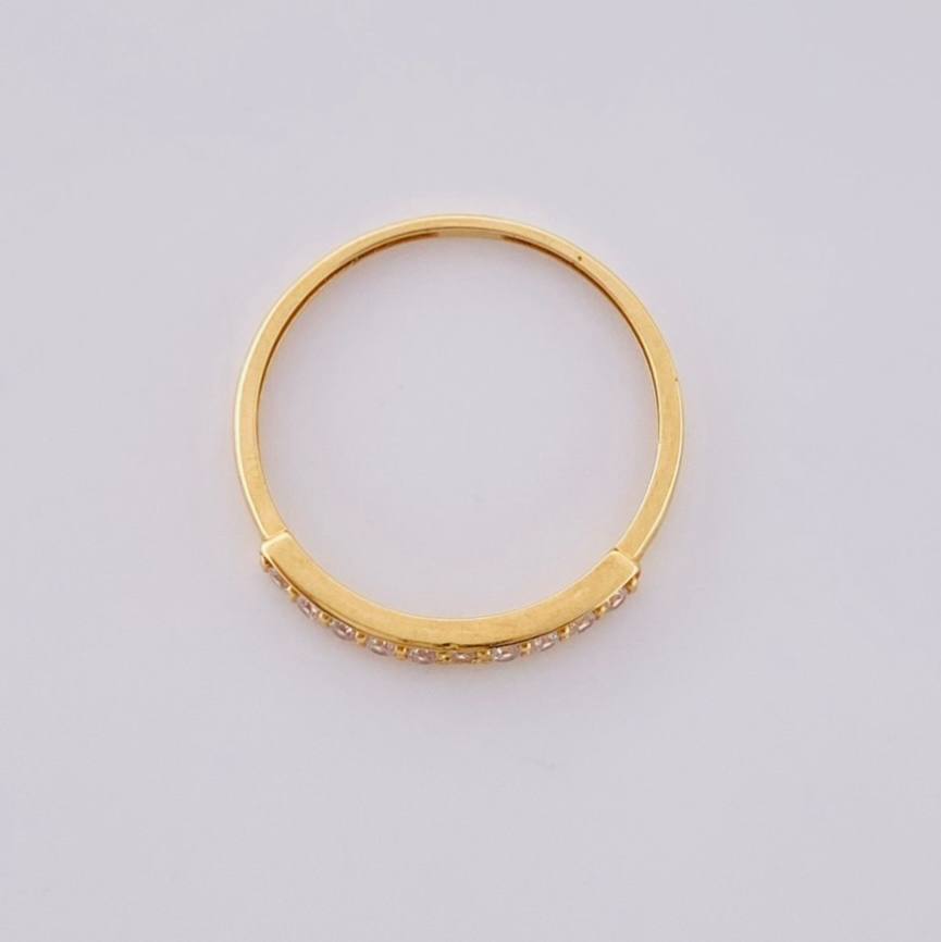 Channel Ring 1.05 g / T7 1/4 Yellow Gold 18K