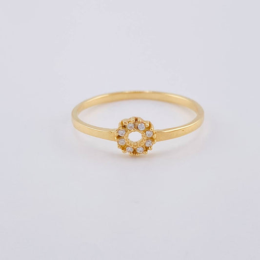 Anillo Circular 1.65 g / T6 1/2 Oro Amarillo 18K