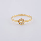 Anillo Circular 1.65 g / T6 1/2 Oro Amarillo 18K