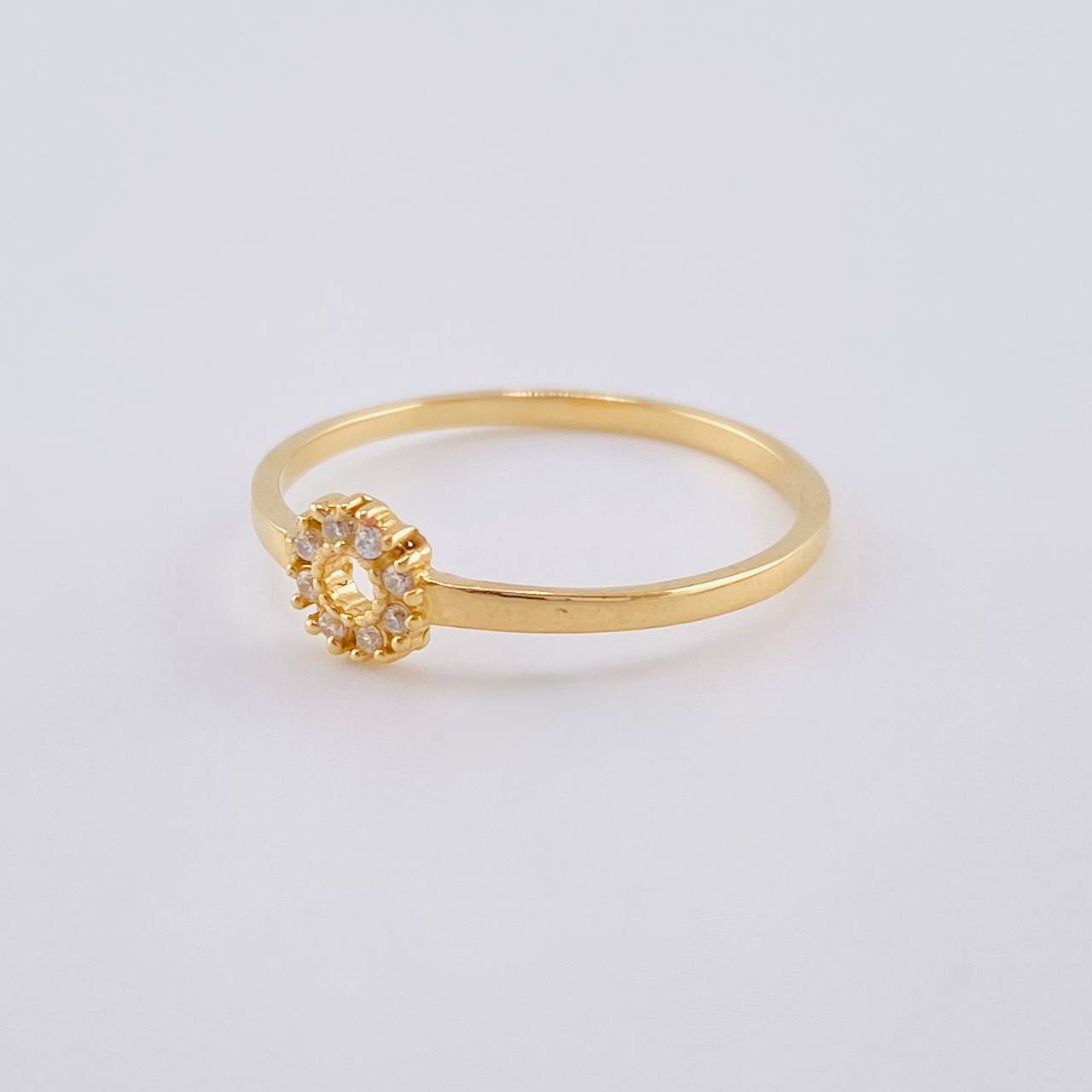 Anillo Circular 1.65 g / T6 1/2 Oro Amarillo 18K