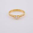 Anillo Solitario Cuatro Garras 1.95 g / T5 3/4 Oro Amarillo 18K