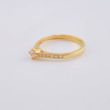 Anillo Solitario Cuatro Garras 1.95 g / T5 3/4 Oro Amarillo 18K