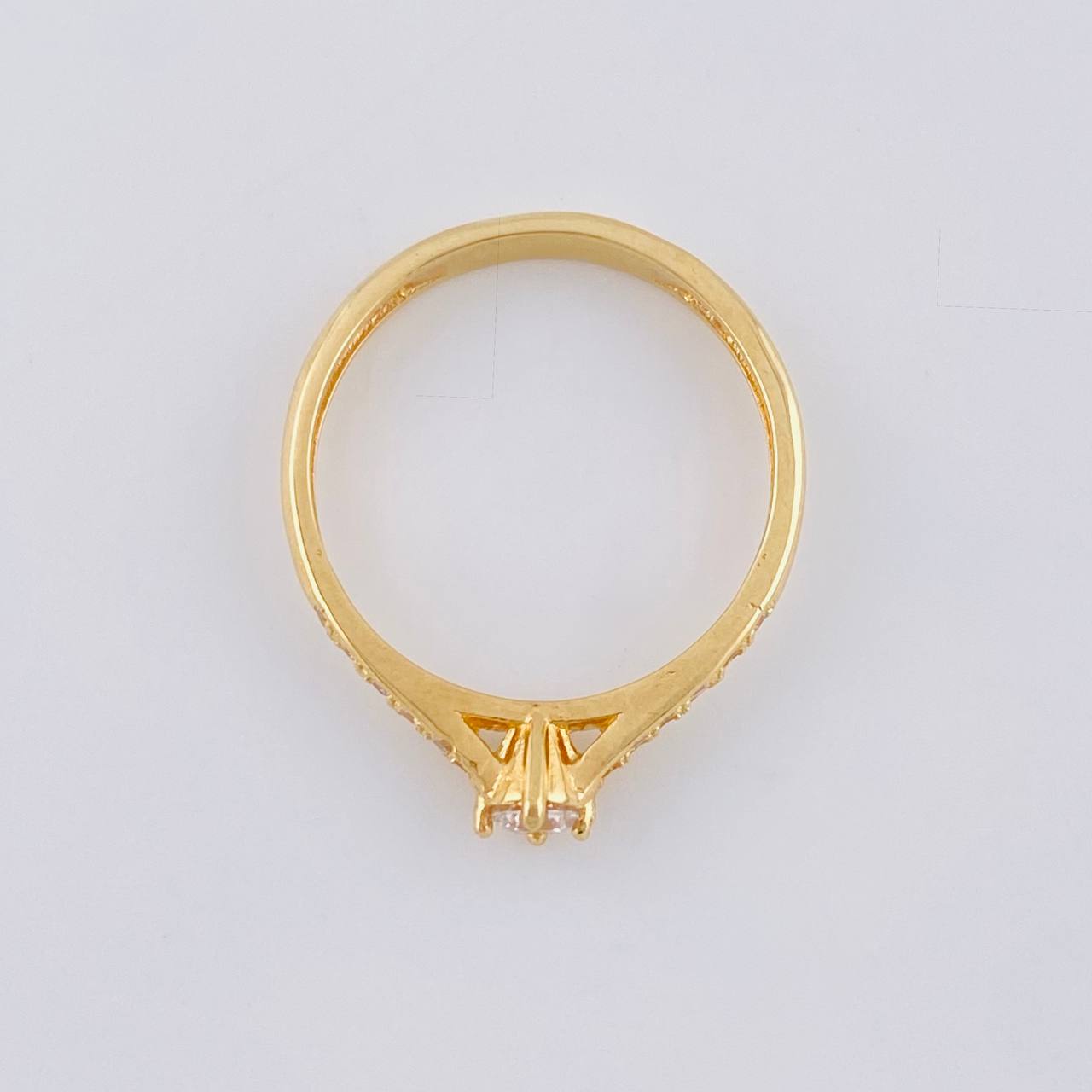Anillo Solitario Cuatro Garras 1.95 g / T5 3/4 Oro Amarillo 18K