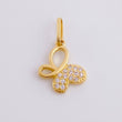 Dije Mariposa 1.1 g / 3/4 in Oro Amarillo 18K