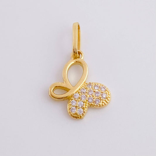 Dije Mariposa 1.1 g / 3/4 in Oro Amarillo 18K
