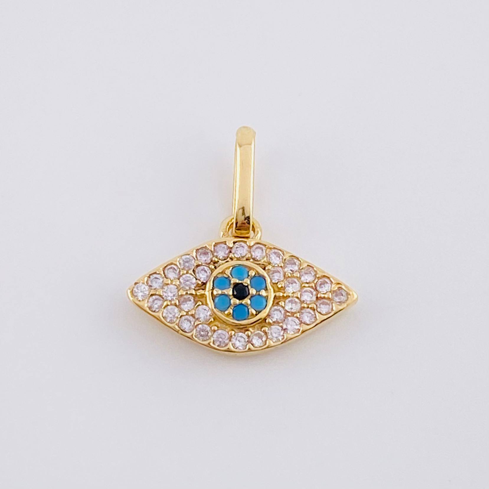 Dije Ojo Mistico 1.05 g / 1/2 in Oro Amarillo 18K