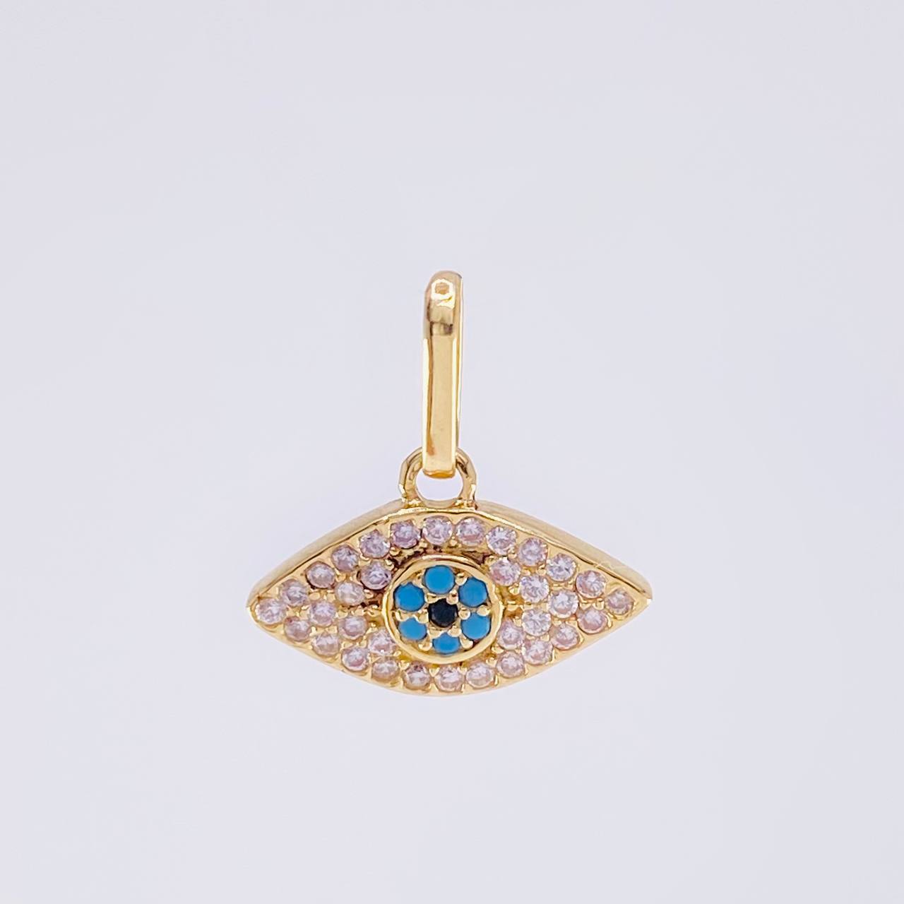 Dije Ojo Mistico 1.05 g / 1/2 in Oro Amarillo 18K