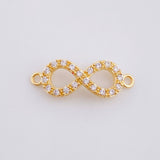 Herraje Infinito 1.1 g / 3/4 in Oro Amarillo 18K