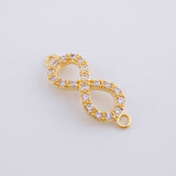 Herraje Infinito 1.1 g / 3/4 in Oro Amarillo 18K