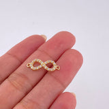 Herraje Infinito 1.1 g / 3/4 in Oro Amarillo 18K