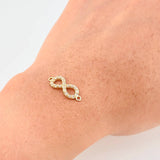 Herraje Infinito 1.1 g / 3/4 in Oro Amarillo 18K