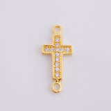 Herraje Cruz 0.55 g / 1/2 in Oro Amarillo 18K