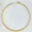 Pulso Cubano 1.3gr / 19cm / 2.5mm Oro Amarillo +1 18K *