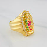 Anillo Virgen Guadalupe 14.5 g / T11 3/4 Oro Amarillo 18K