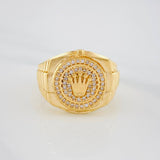Anillo Correa Corona 7.1 g / T10 Oro Amarillo 18K