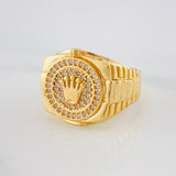 Anillo Correa Corona 7.1 g / T10 Oro Amarillo 18K