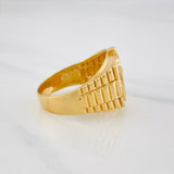 Anillo Correa Corona 7.1 g / T10 Oro Amarillo 18K