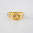 Ring Correa Crown 3.8 g / T6 1/4 Two Yellow White Gold 18K