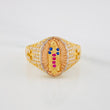 Ring Virgin Guadalupe 4.7 g / T7 3/4 Three Golds 18K