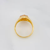 Ring Virgin Guadalupe 4.7 g / T7 3/4 Three Golds 18K