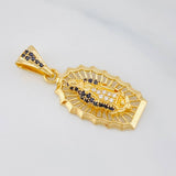 Pendant Virgin of Guadalupe 3.15 g / 1 1/4 in 18K Yellow Gold