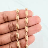Tobillera Rustico Corona 3.55 g / 7 1/2 in / 4.5 mm Oro Amarillo 18K