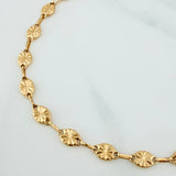 Pulso Rustico Eslabon Diamantado 2.6 g / 7 1/2 in / 4.5 mm Oro Amarillo 18K