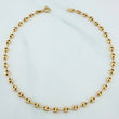18K Yellow Gold Anklet Gc 3.15 g / 10 in / 3.5 mm