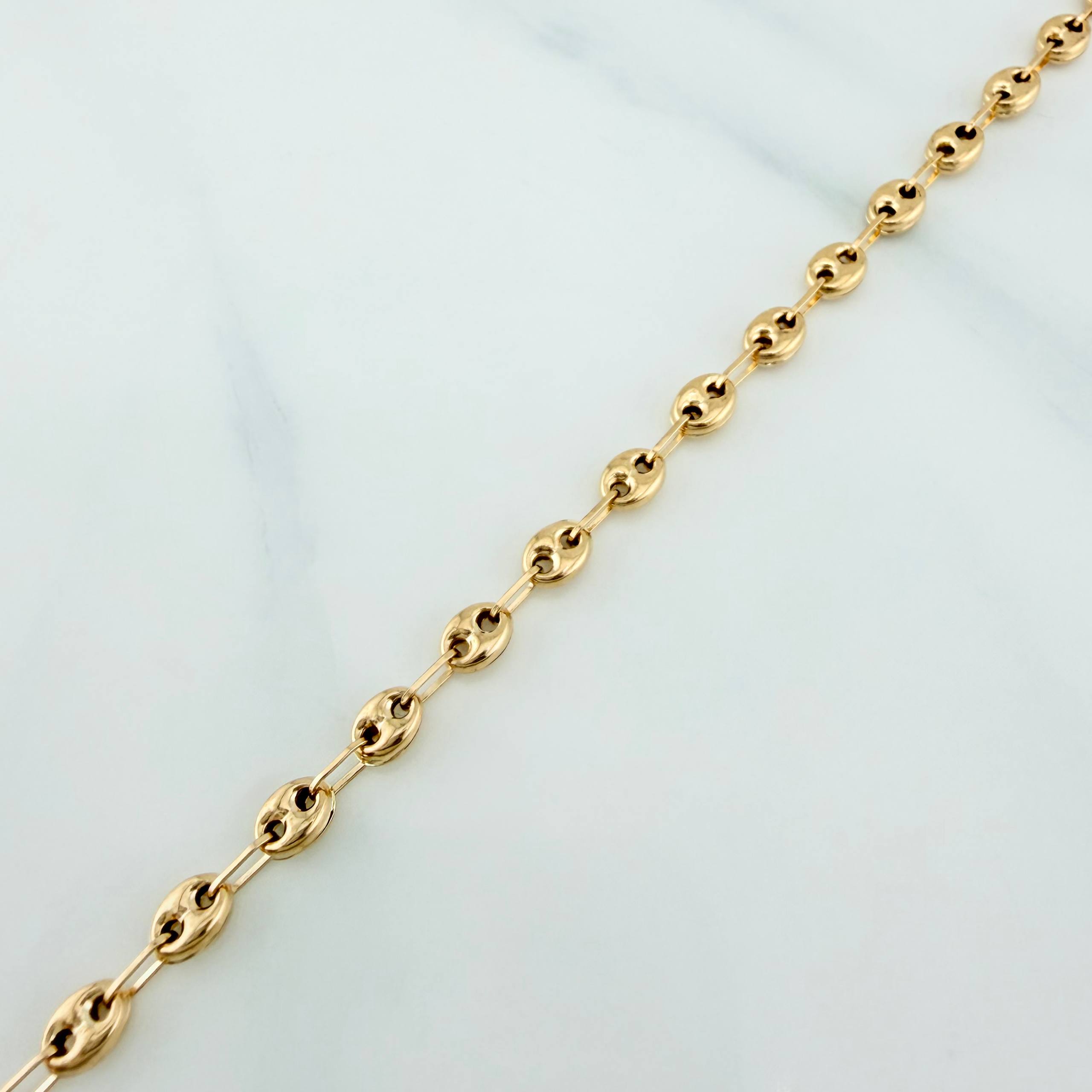 Tobillera Gc 2.95 g / 10 1/4 in / 3.5 mm Oro Amarillo 18K
