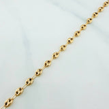 Tobillera Gc 2.95 g / 10 1/4 in / 3.5 mm Oro Amarillo 18K
