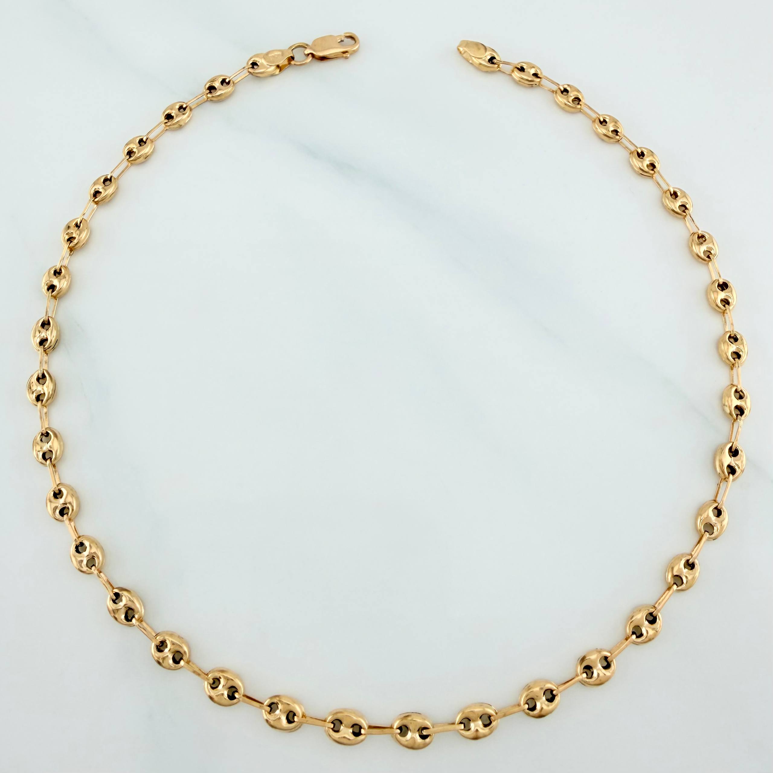 Tobillera Gc 2.95 g / 10 1/4 in / 3.5 mm Oro Amarillo 18K