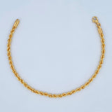 Rope Bracelet 2.65gr / 17cm / 18K Yellow Gold +3
