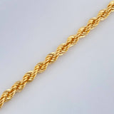 Rope Bracelet 2.65gr / 17cm / 18K Yellow Gold +3