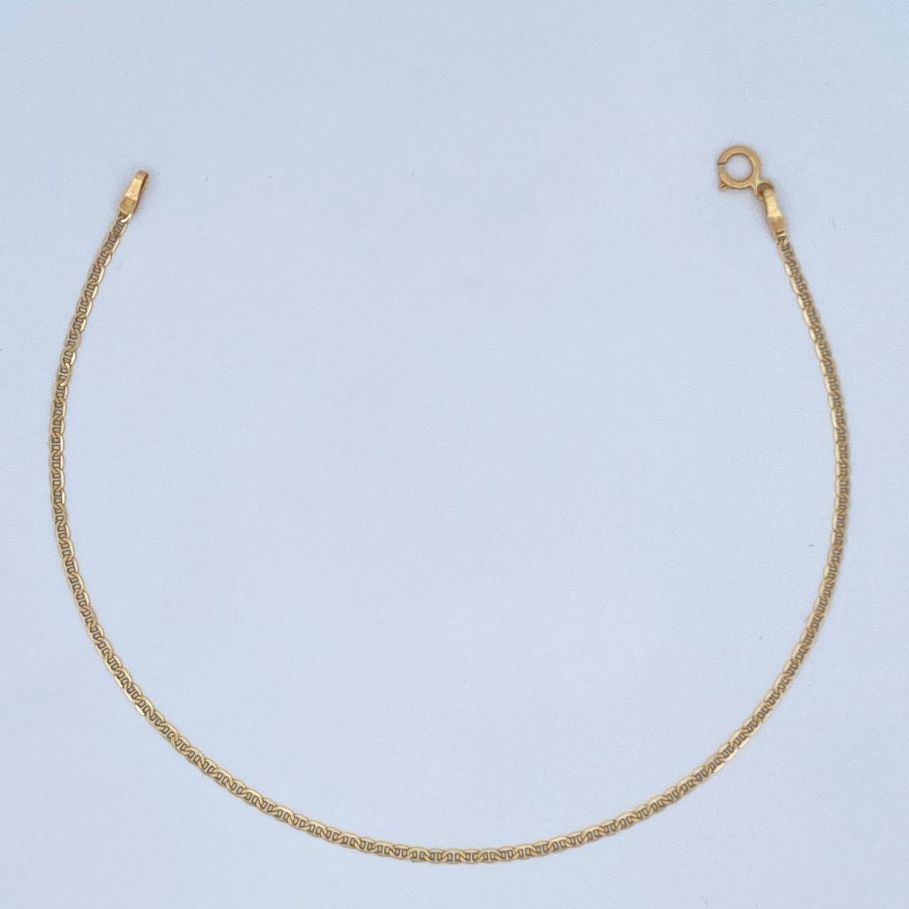 Flat Mariner Bracelet 0.85gr / 19.2cm / 18K Yellow Gold +3 &