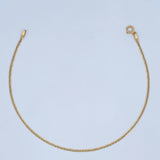 Flat Mariner Bracelet 0.85gr / 19.2cm / 18K Yellow Gold +3 &